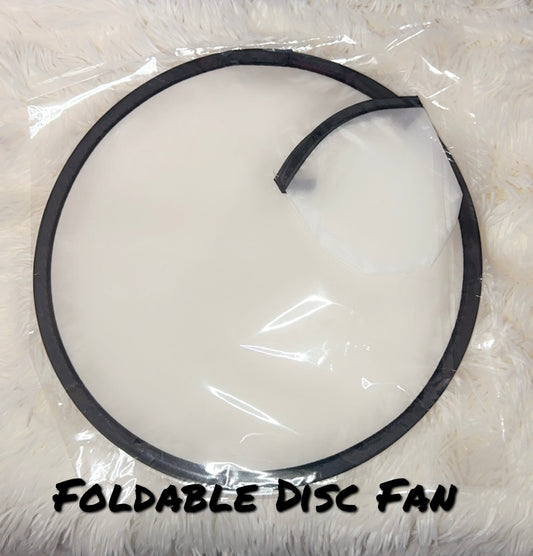 Foldable Disc Fan with pouch