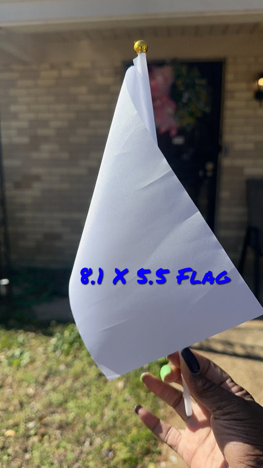 Sublimation Flag on a Stick